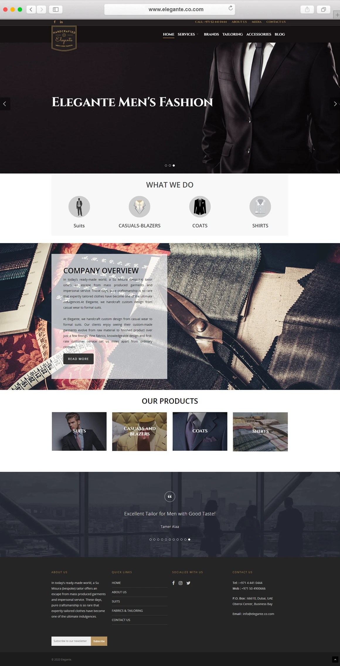 Elegante Mens Fashion